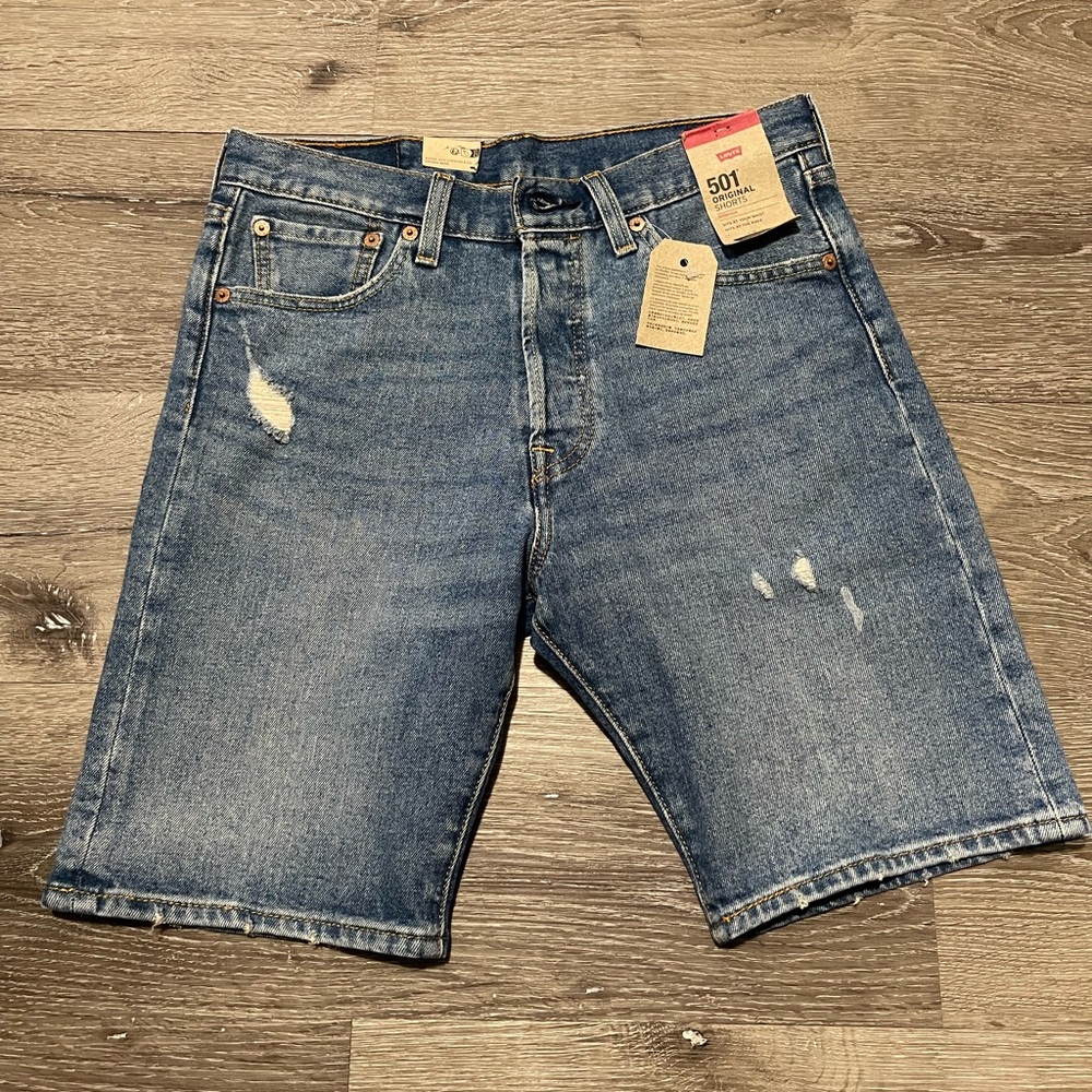 Levi's Men's Blue Denim Shorts